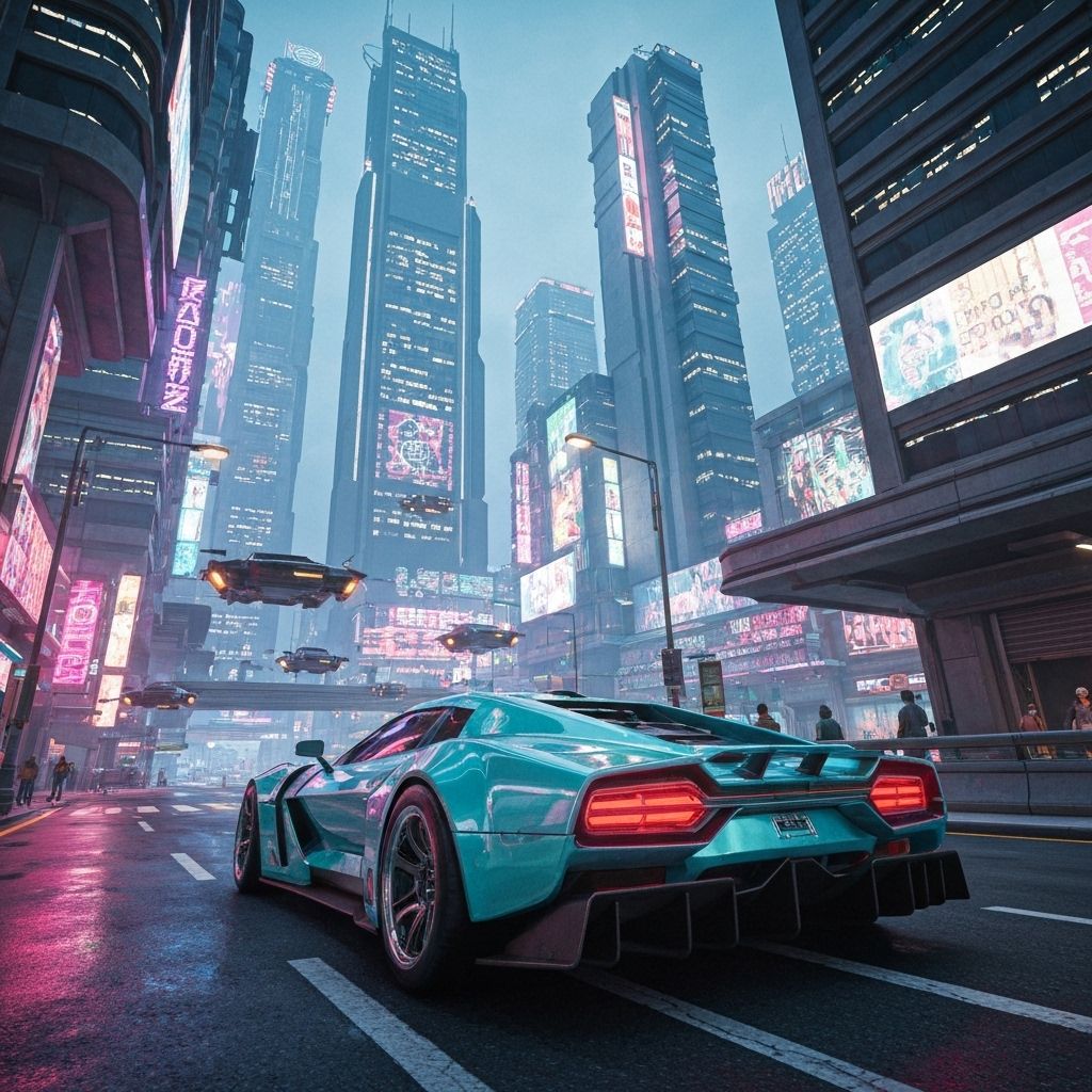 Cyberpunk Racing Game